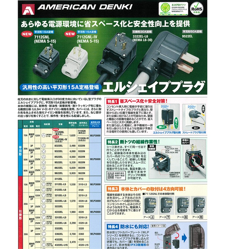 【ＰＤＦ】あらゆる電源環境に省スペース化と安全性向上を提供　エルシェイププラグ